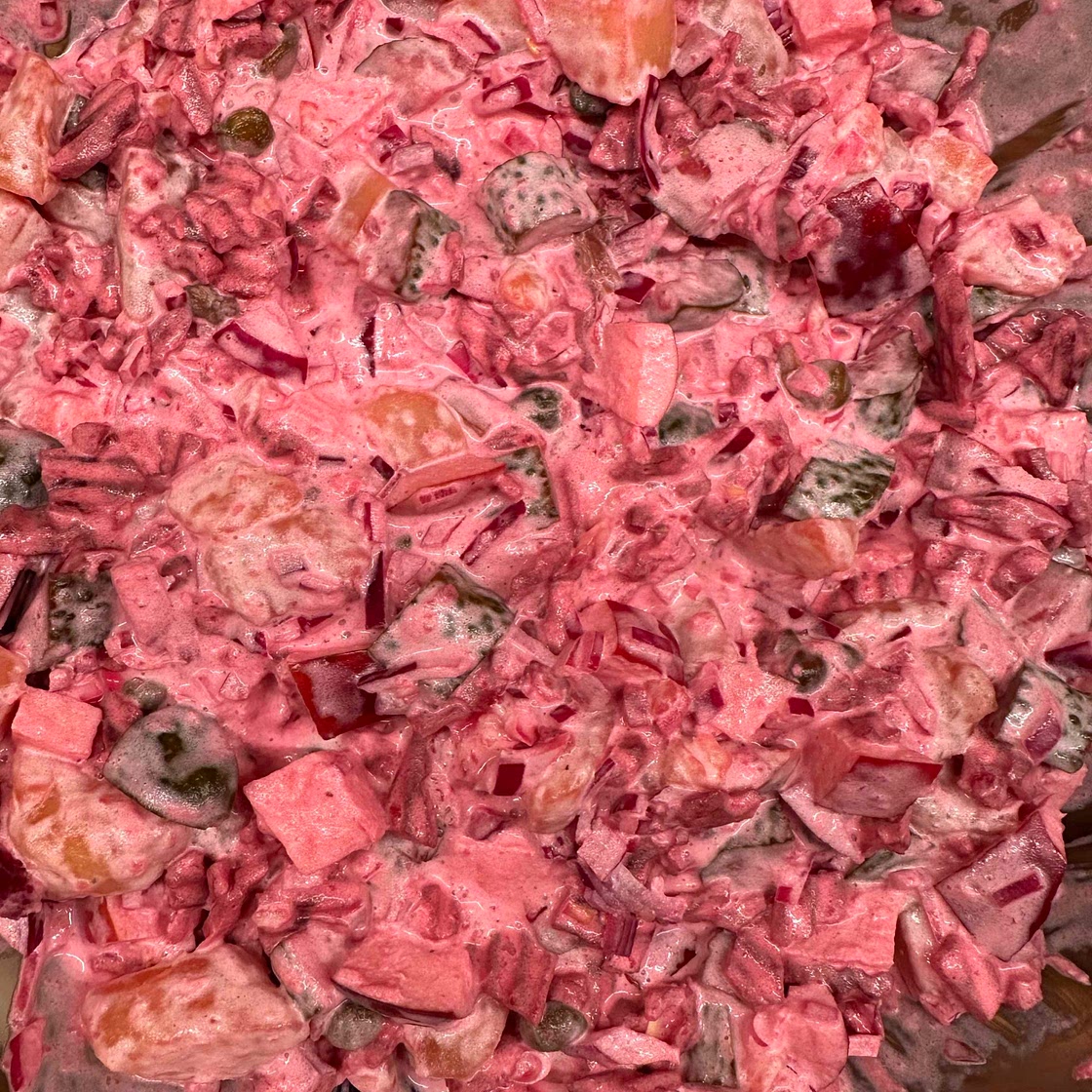 Russian salad in denmark 