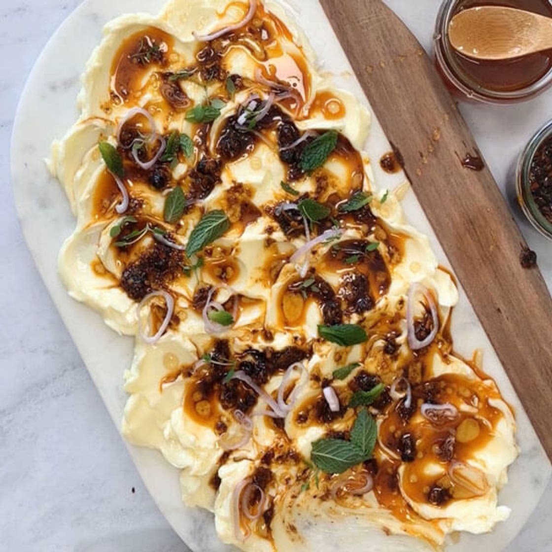 Chili Crisp Butter Board