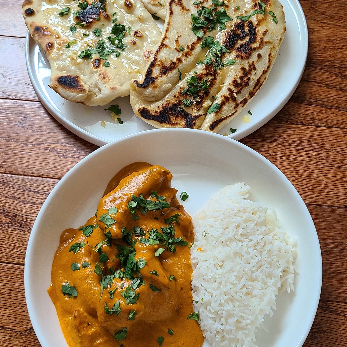 Tiki Masala with Naan Bread