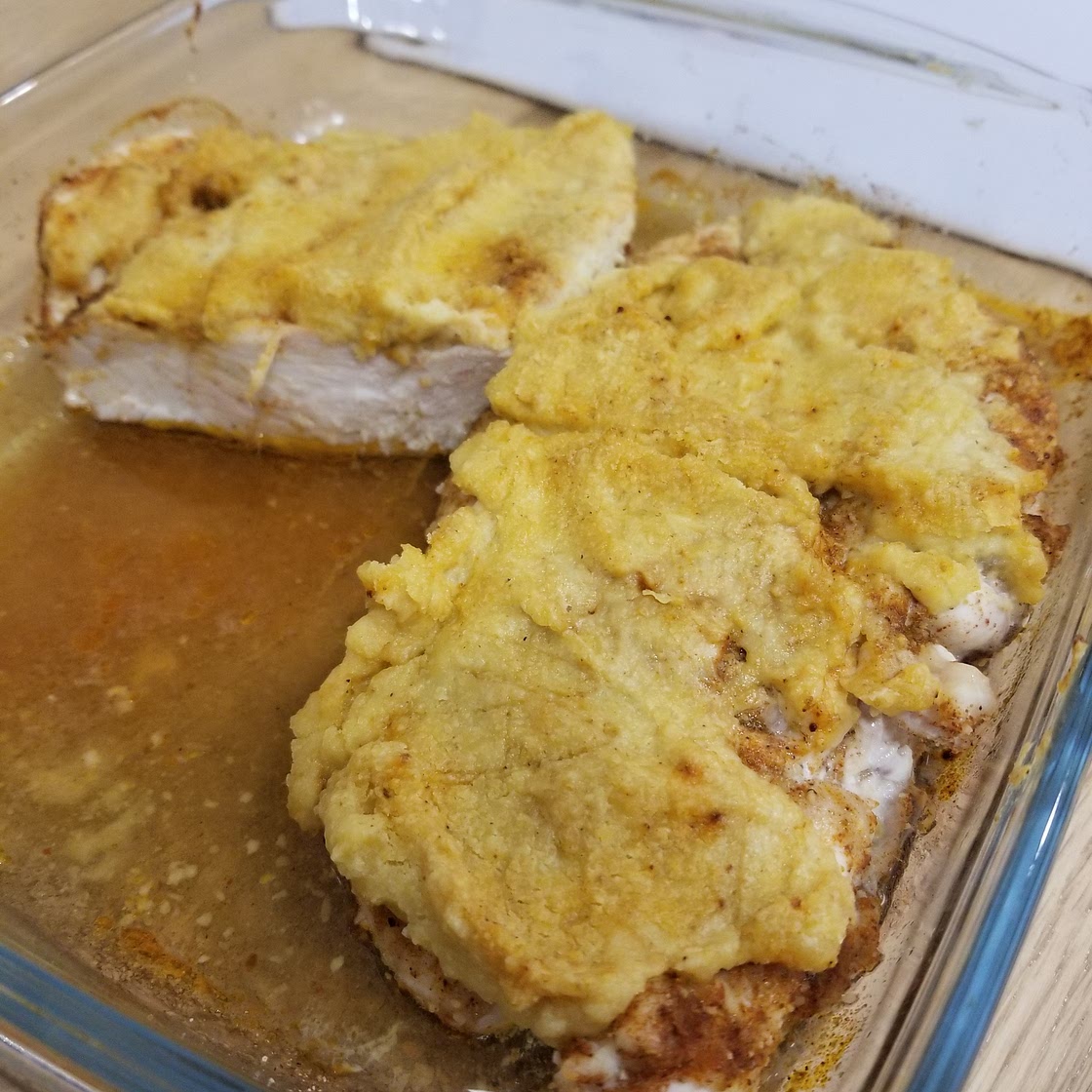 Hummus Baked Chicken