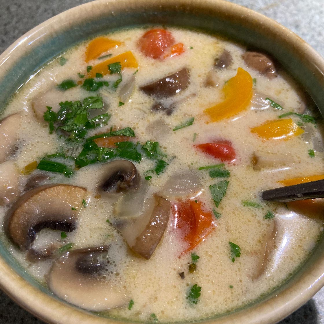Thai Coconut Turkey Soup