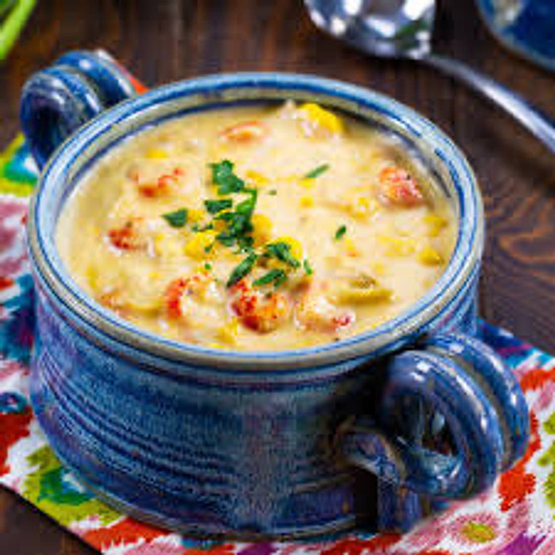 Corn, Shrimp, Crawfish Chowder