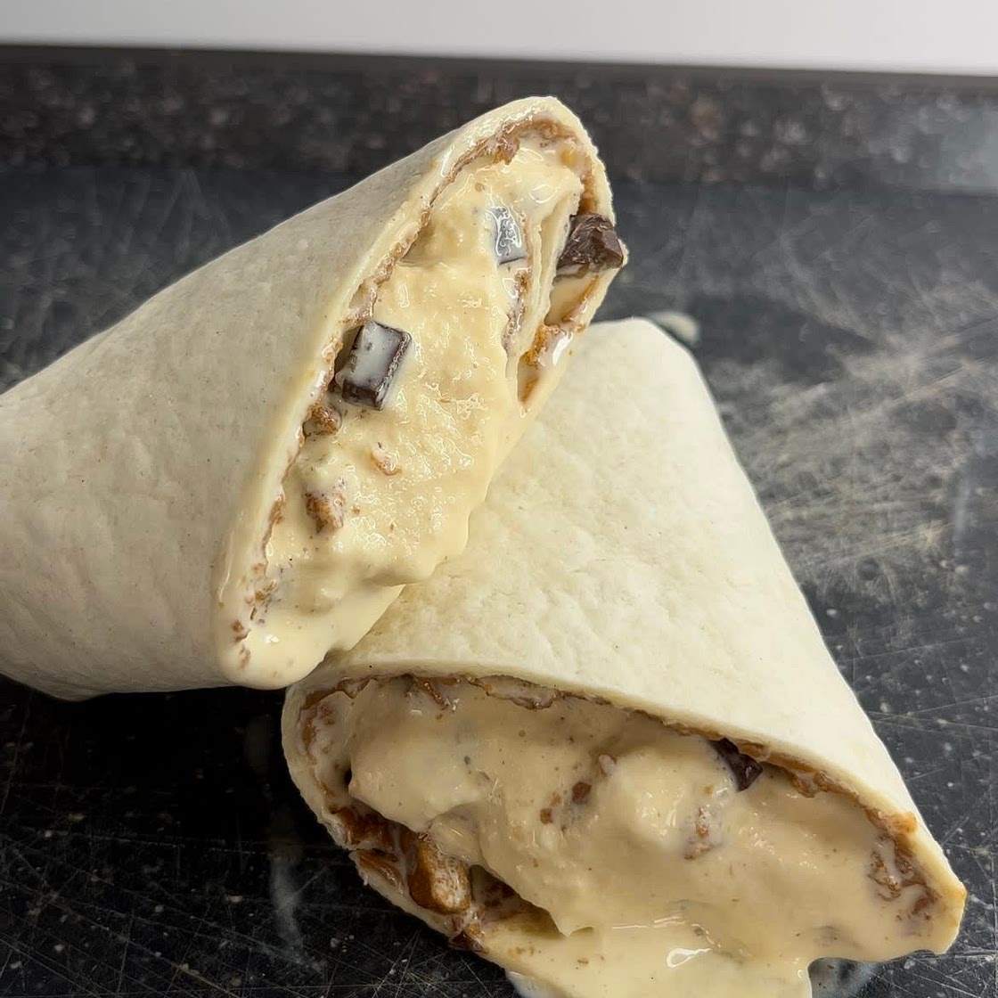 Lotus biscoff salted caramel wrap
