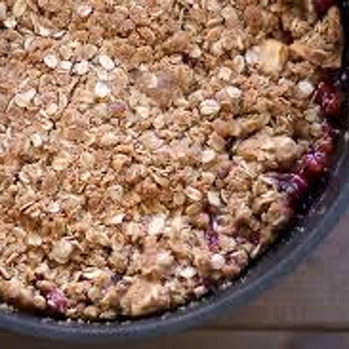 Dutch Oven Apple Crisp