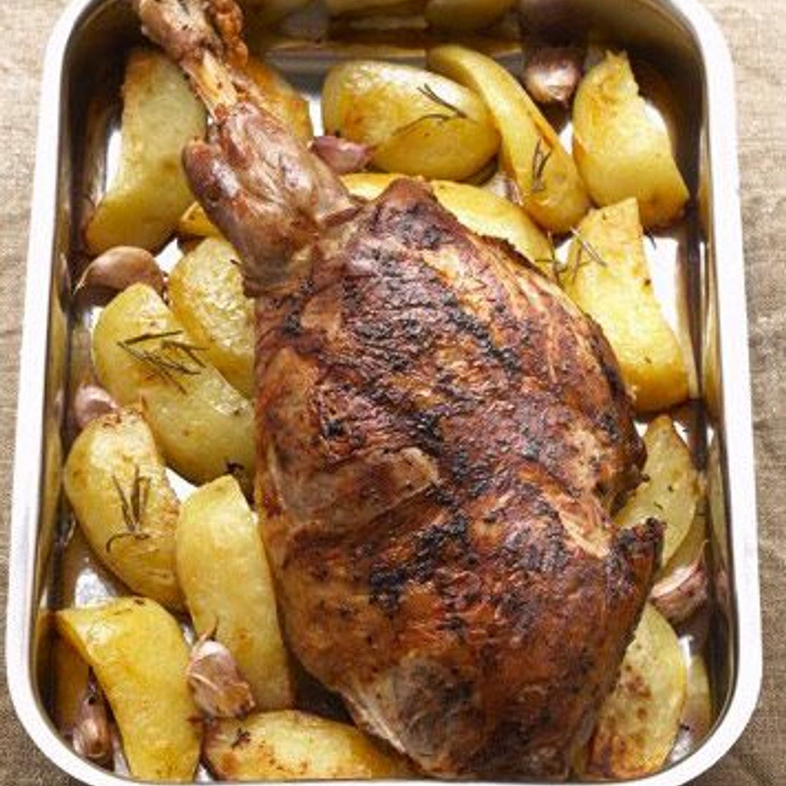 Le classique : gigot-pommes de terre