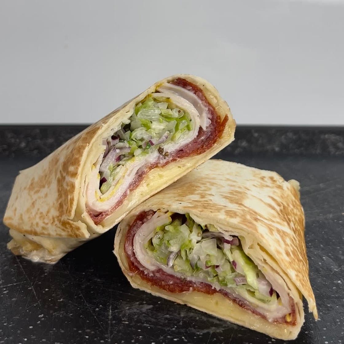 Grinder salad wrap