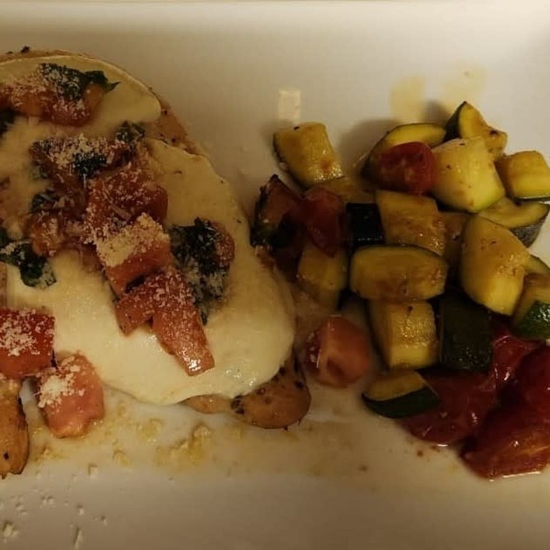 Balsamic Zucchini and Tomatoes