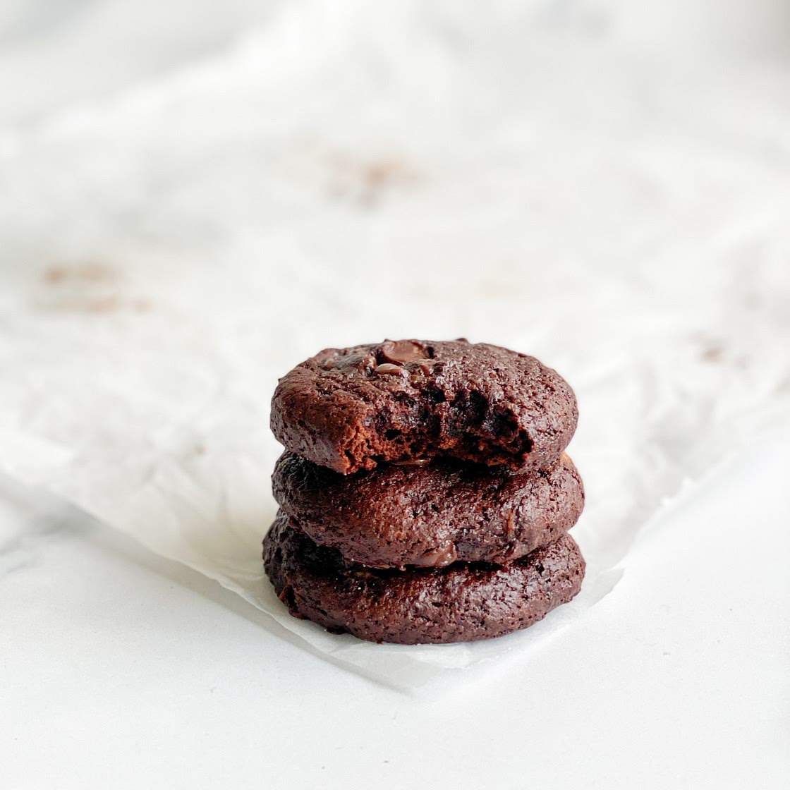 double chocolate chip cookies