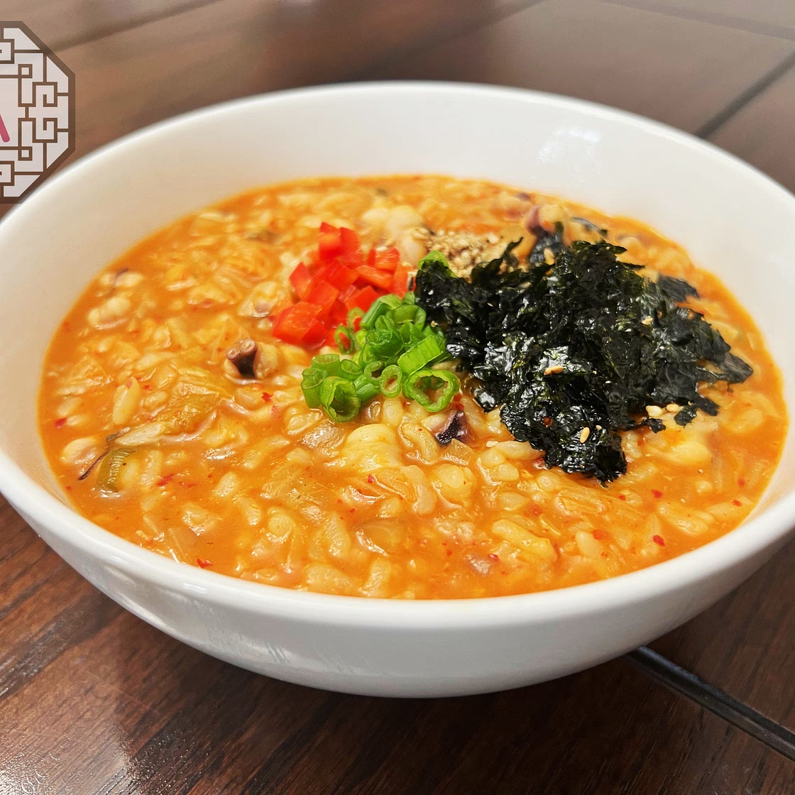 Octopus Kimchi Porridge (낙지 김치죽, NakJi Kimchi Juk) | Aeri's Kitchen