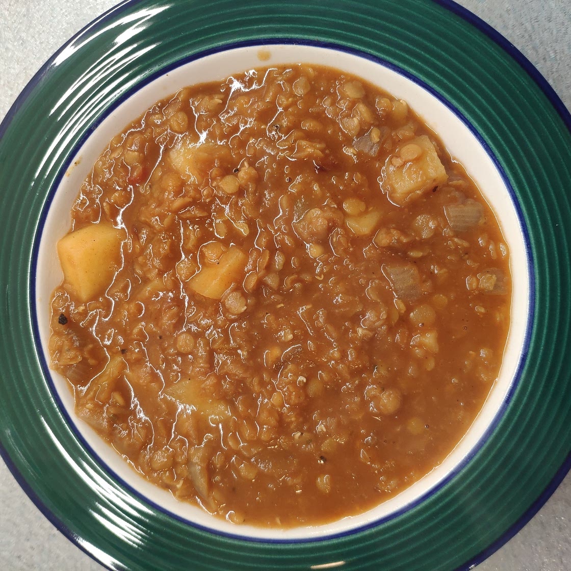Potato & Red Lentil Soup