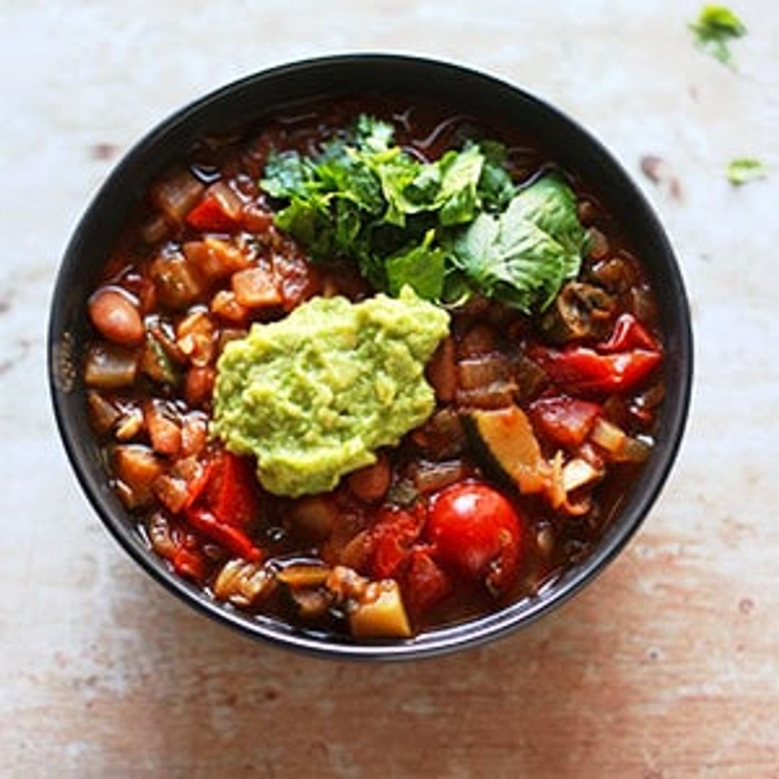 one-pot zucchini chili (plant-based)