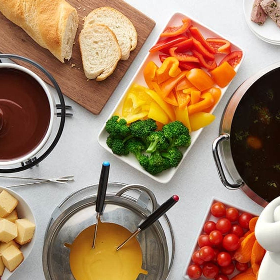  	The Doughboy's Favorite New Year’s Dinner: Family Fondue Night  - Pillsbury.com 