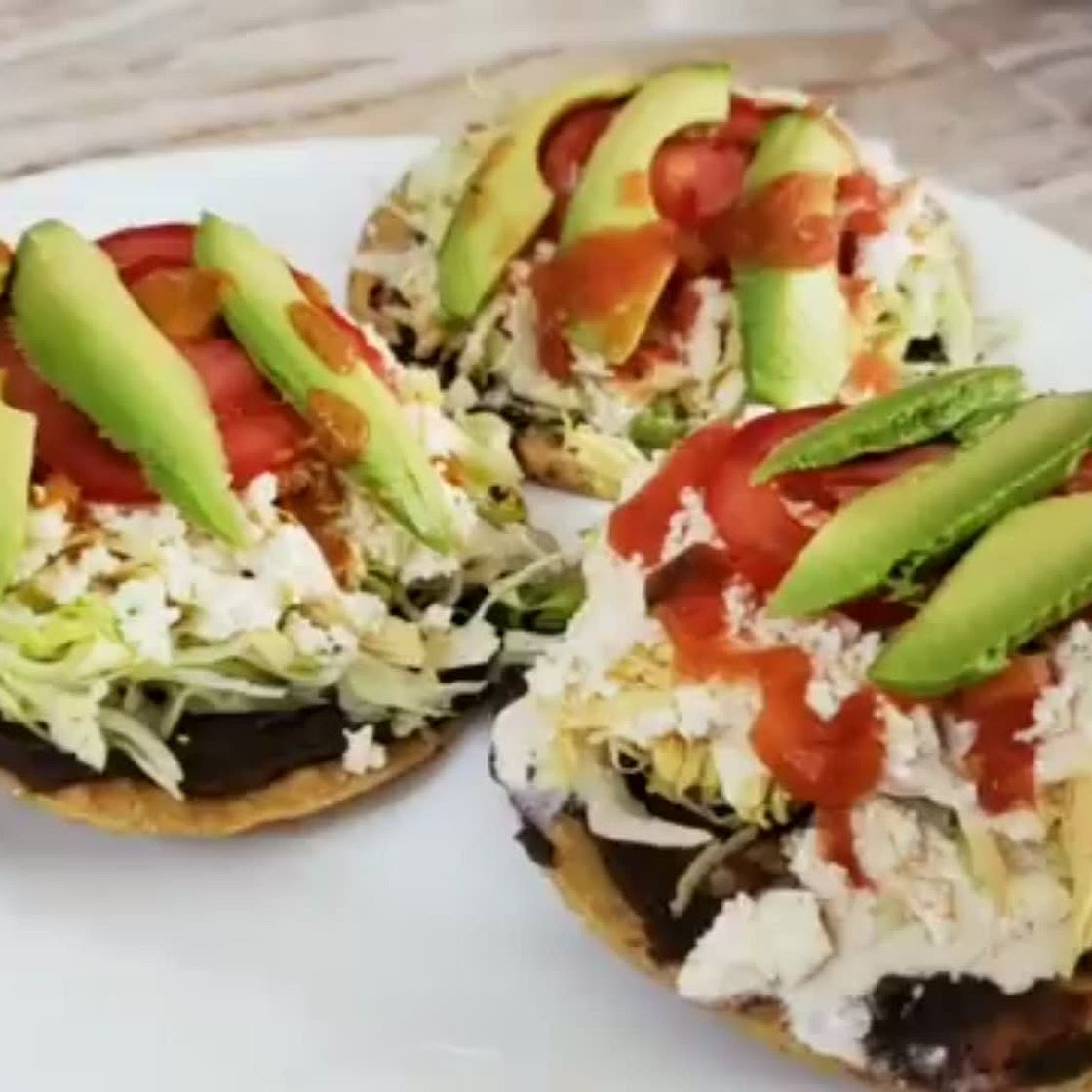 Tostadas de pollo