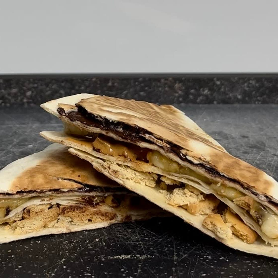 Peanut butter chocolate wrap