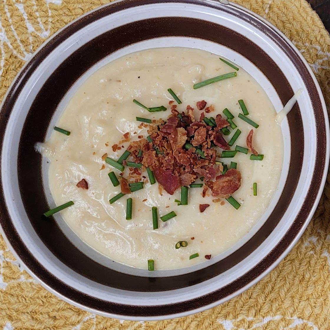 Cauliflower and Baked Potato Soup