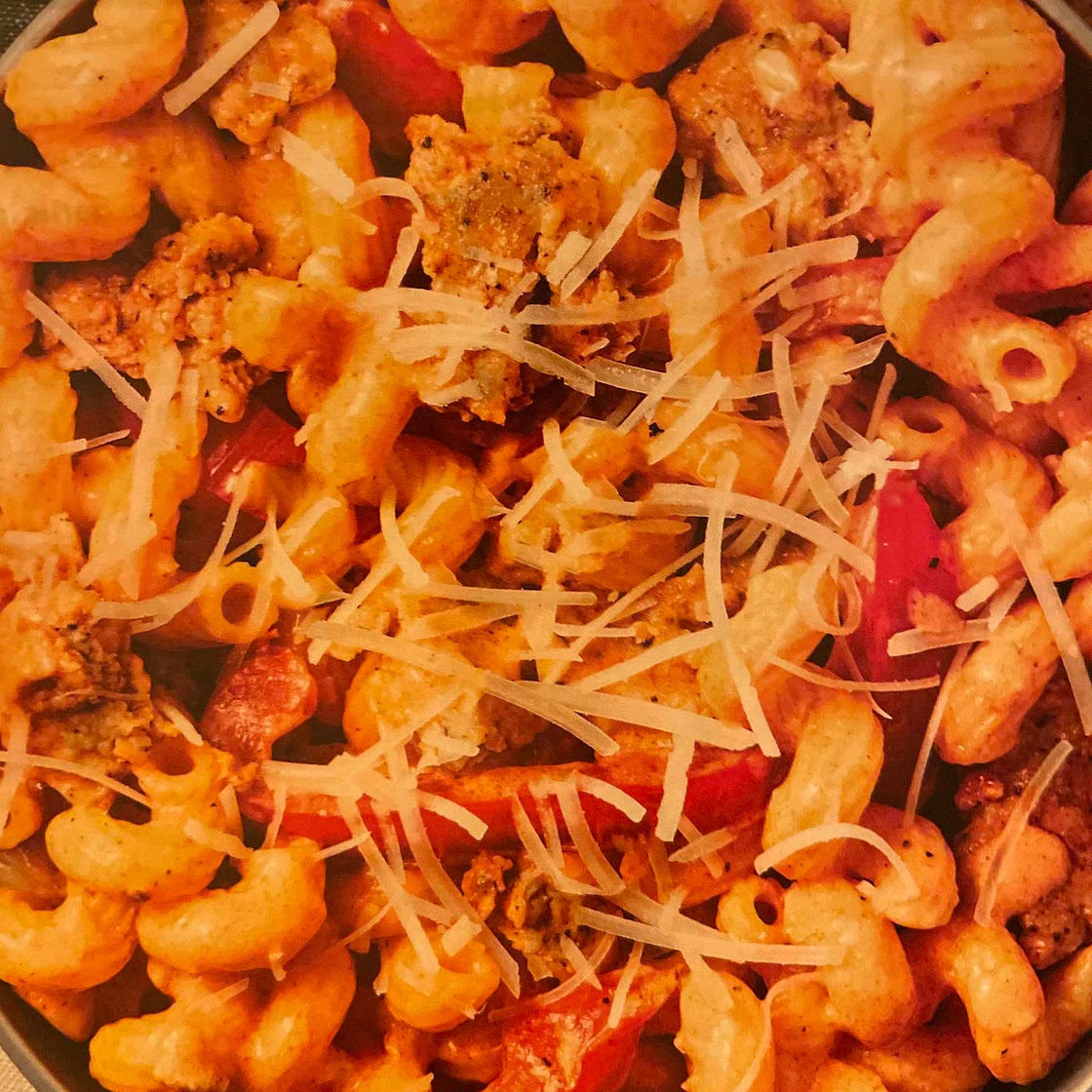 Pork Sausage & Roasted Bell Pepper Pasta