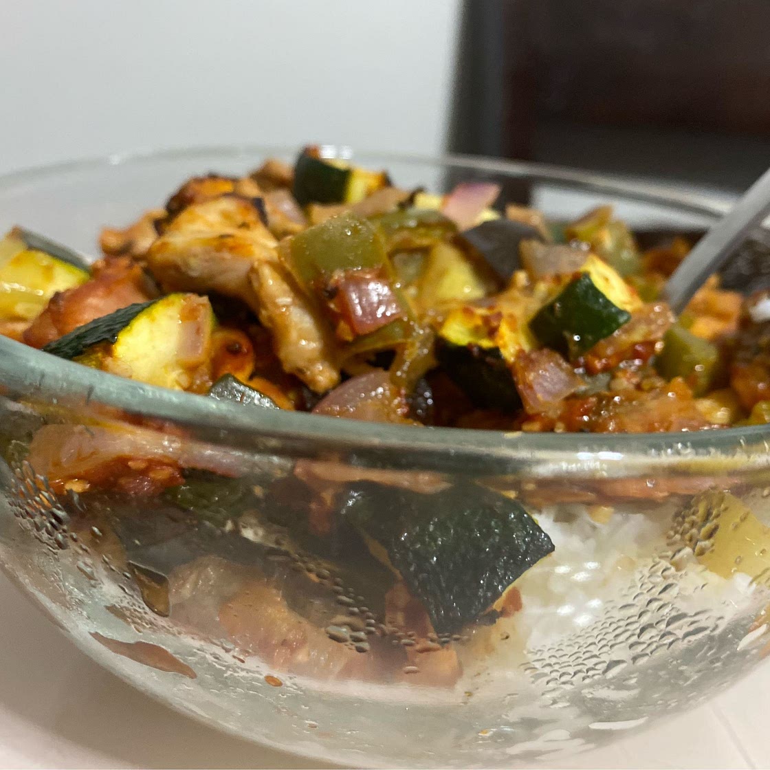 Chicken Ratatouille Sheet Pan Dinner