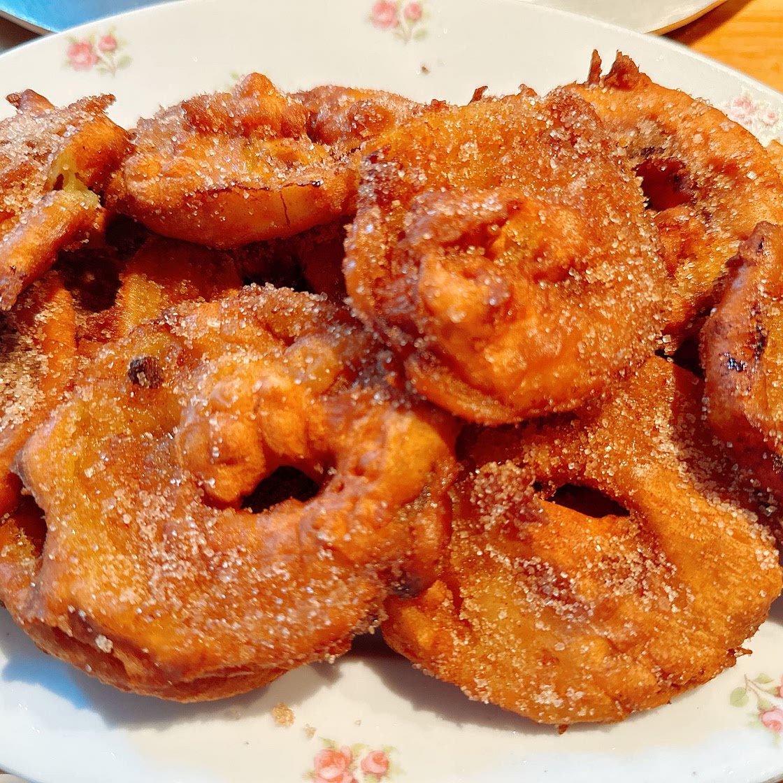 How to make Apple ‘Donuts’ / Apple Fritter Rings