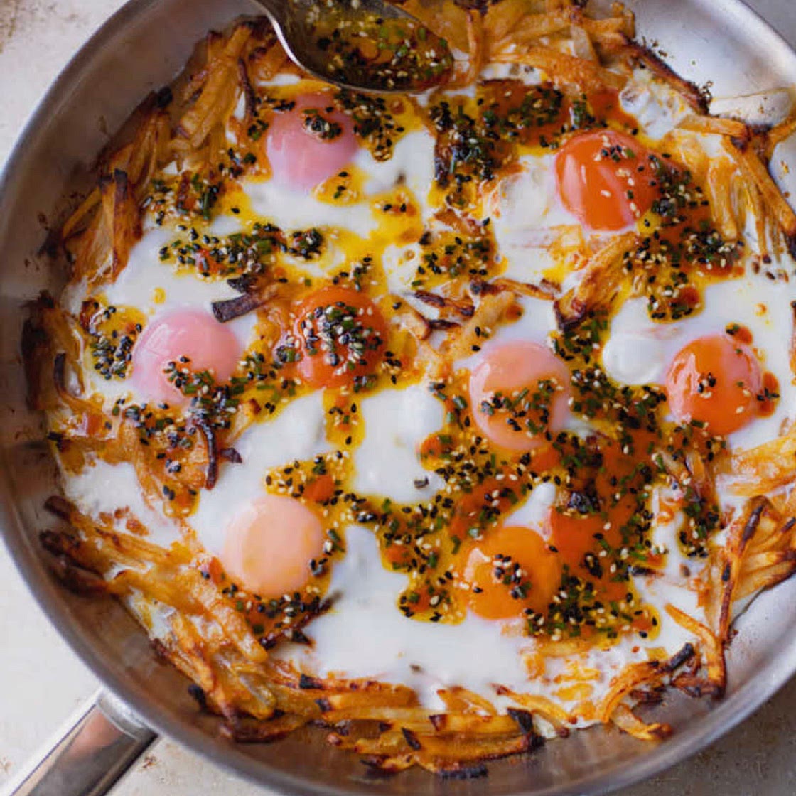POTATO AND GOCHUJANG BRAISED EGGS