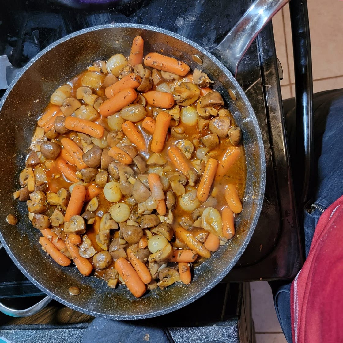 Mushroom bourguignon