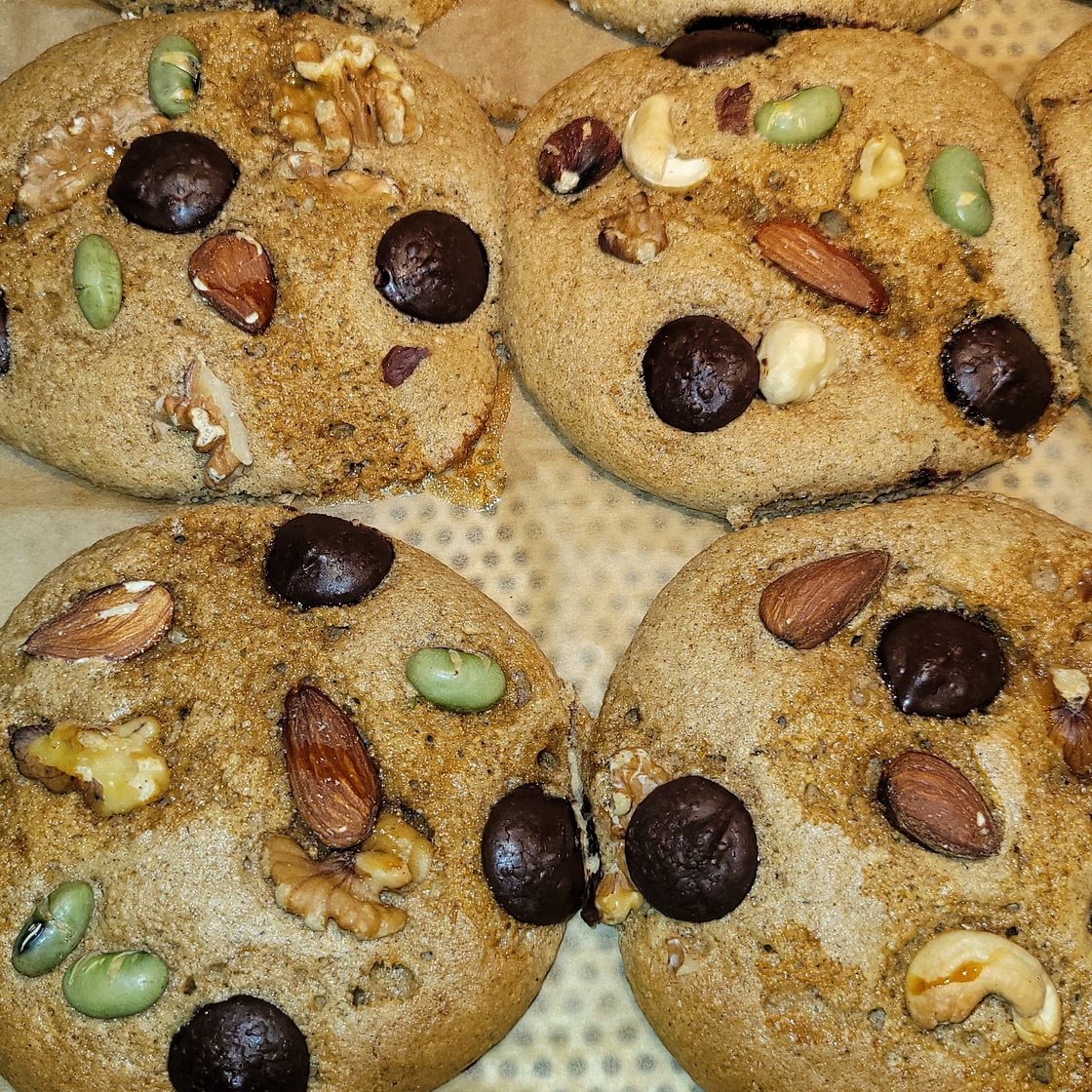 Cookie farine intégrale et sarrasin