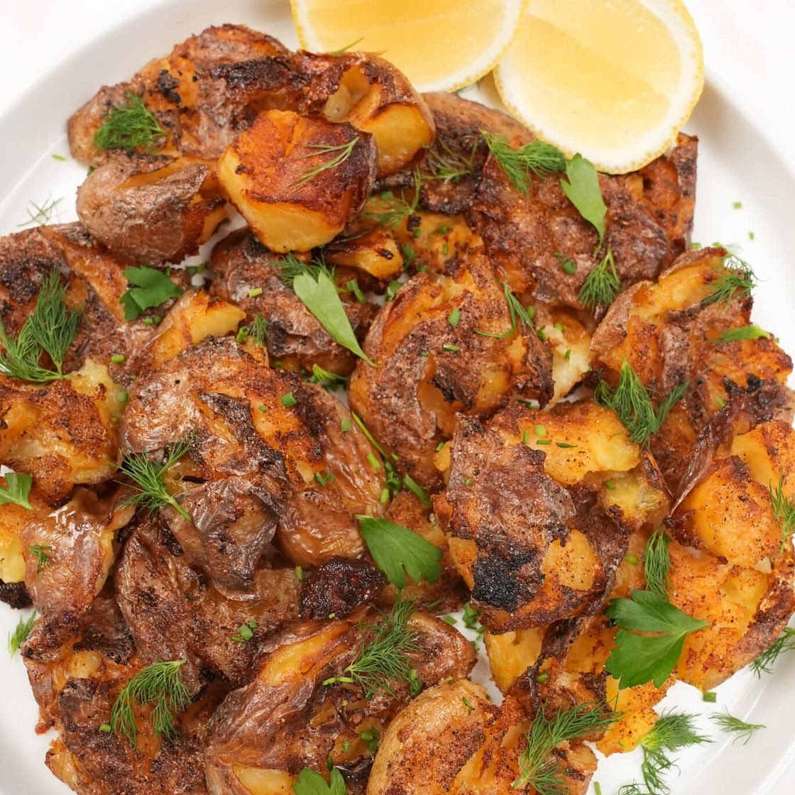 Super Crispy Smashed Potatoes