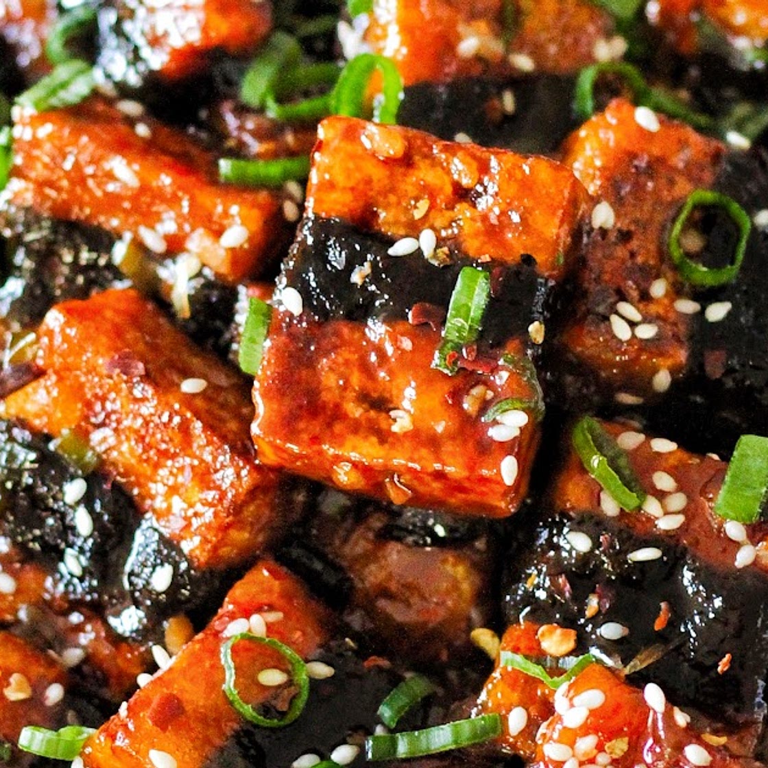 Teriyaki Tofu with Seaweed Belt (Vegan Teriyaki "Eel")