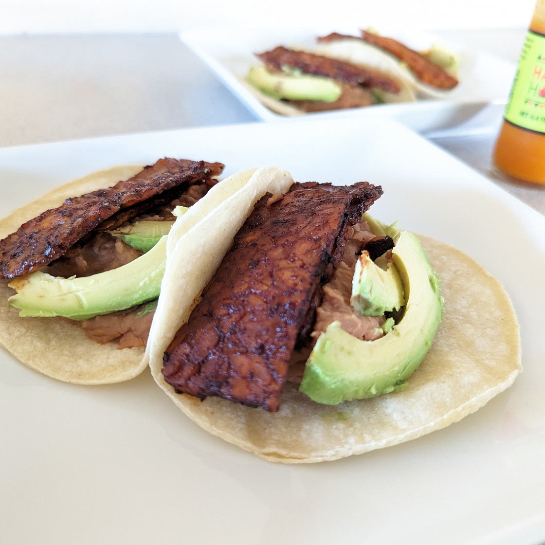 BAT (Beans Avocado Tempeh) Breakfast Tacos