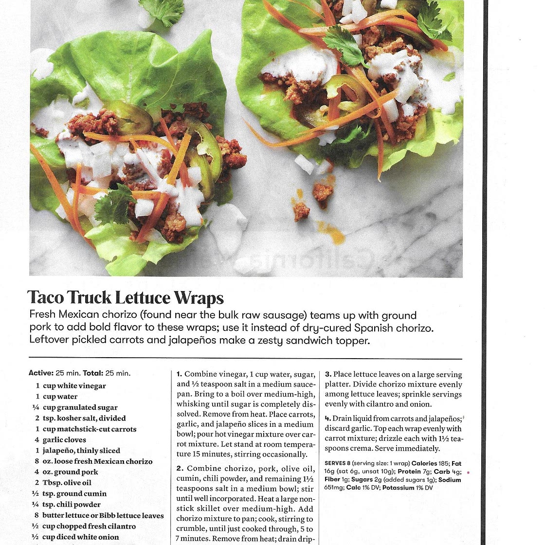 Taco Truck Lettuce Wraps