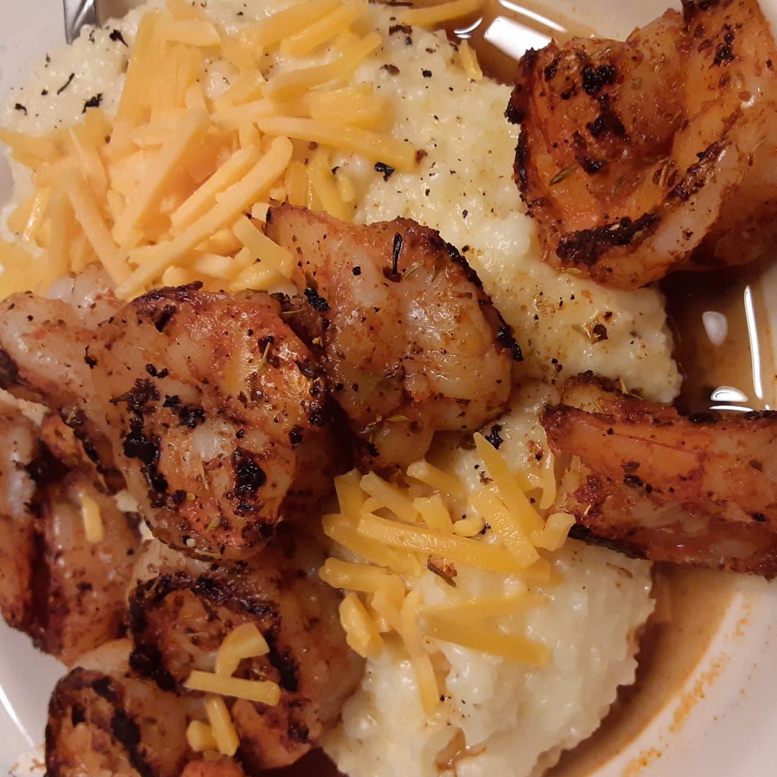 Blackened Shrimp and Grits