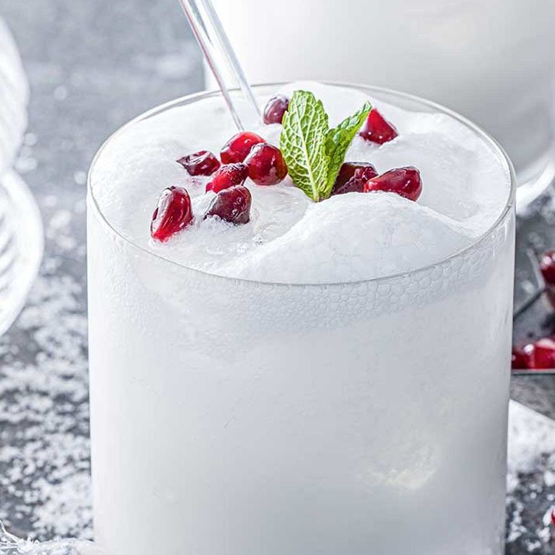 White Christmas mojito