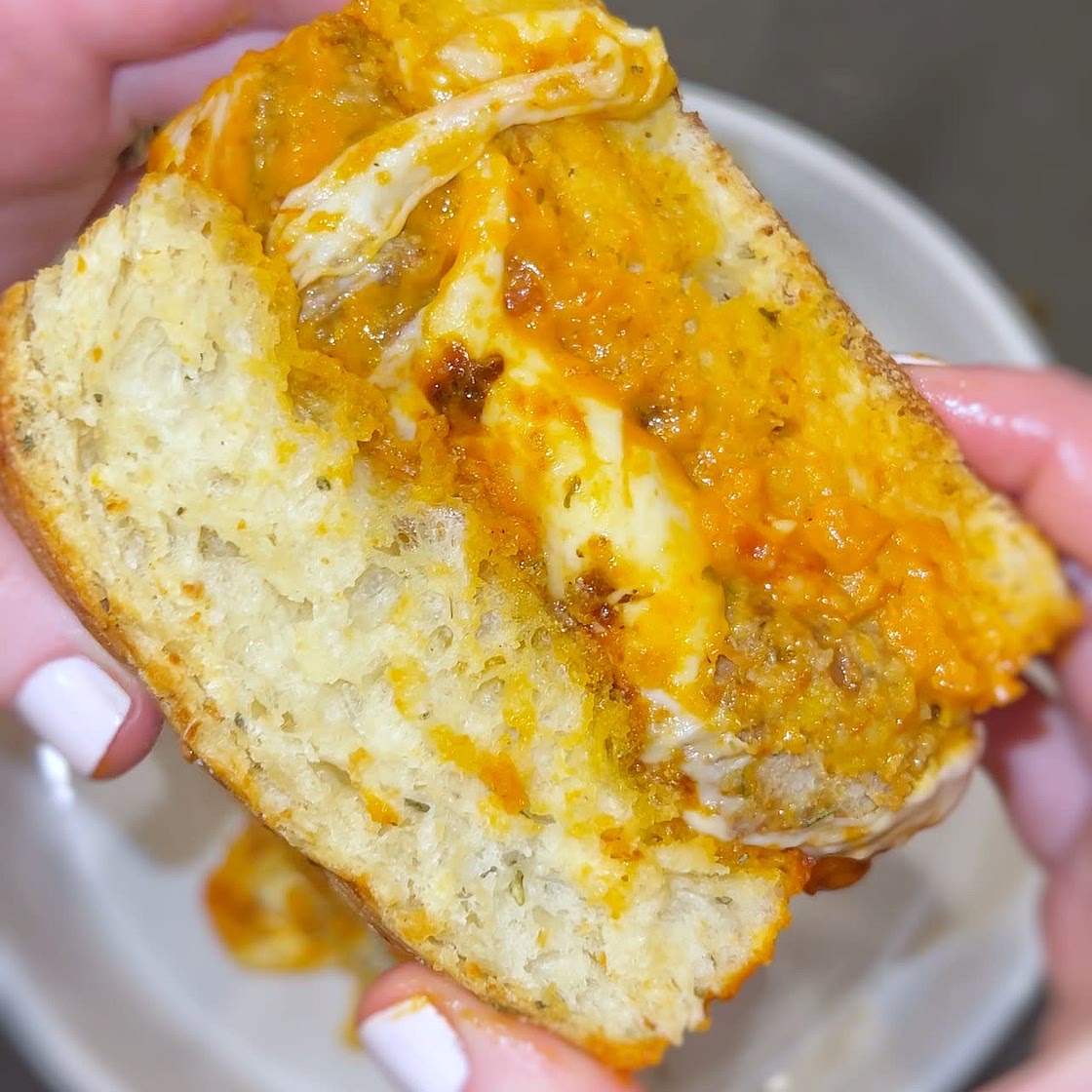 Garlic Bread Meatball Sub