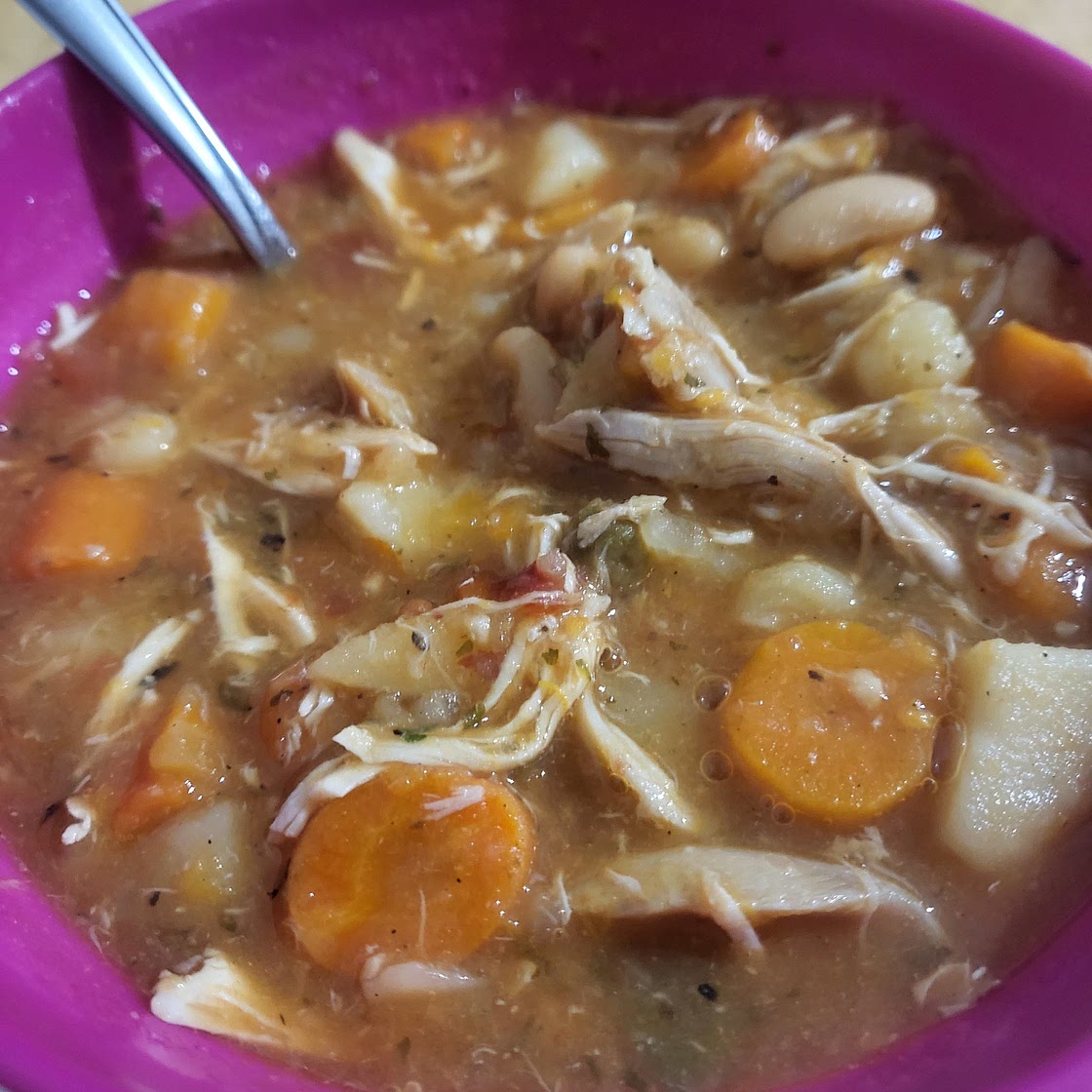 Instant pot Chicken veggies soup