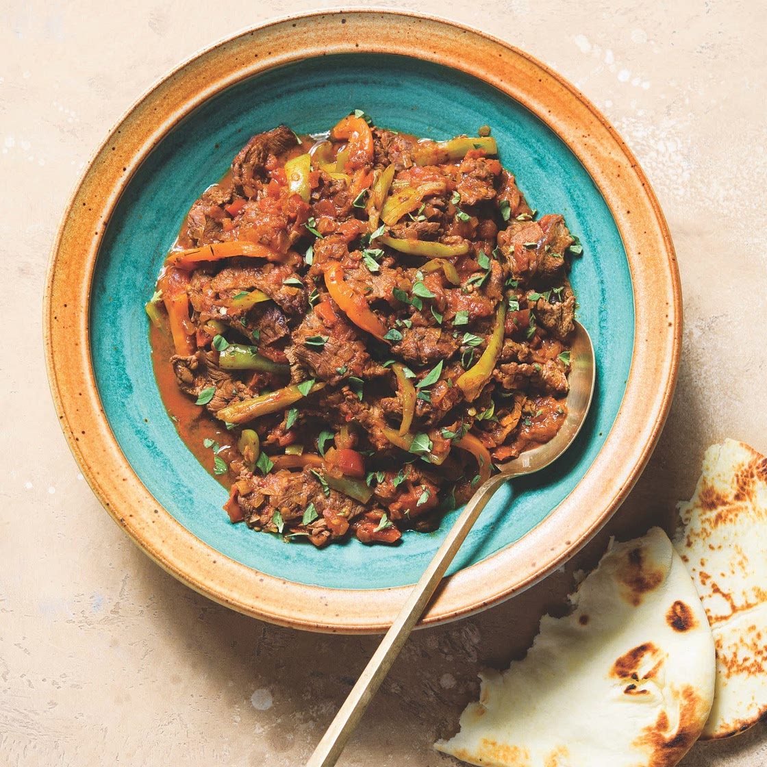 Turkish Beef w/ Peppers & Tomatoes 