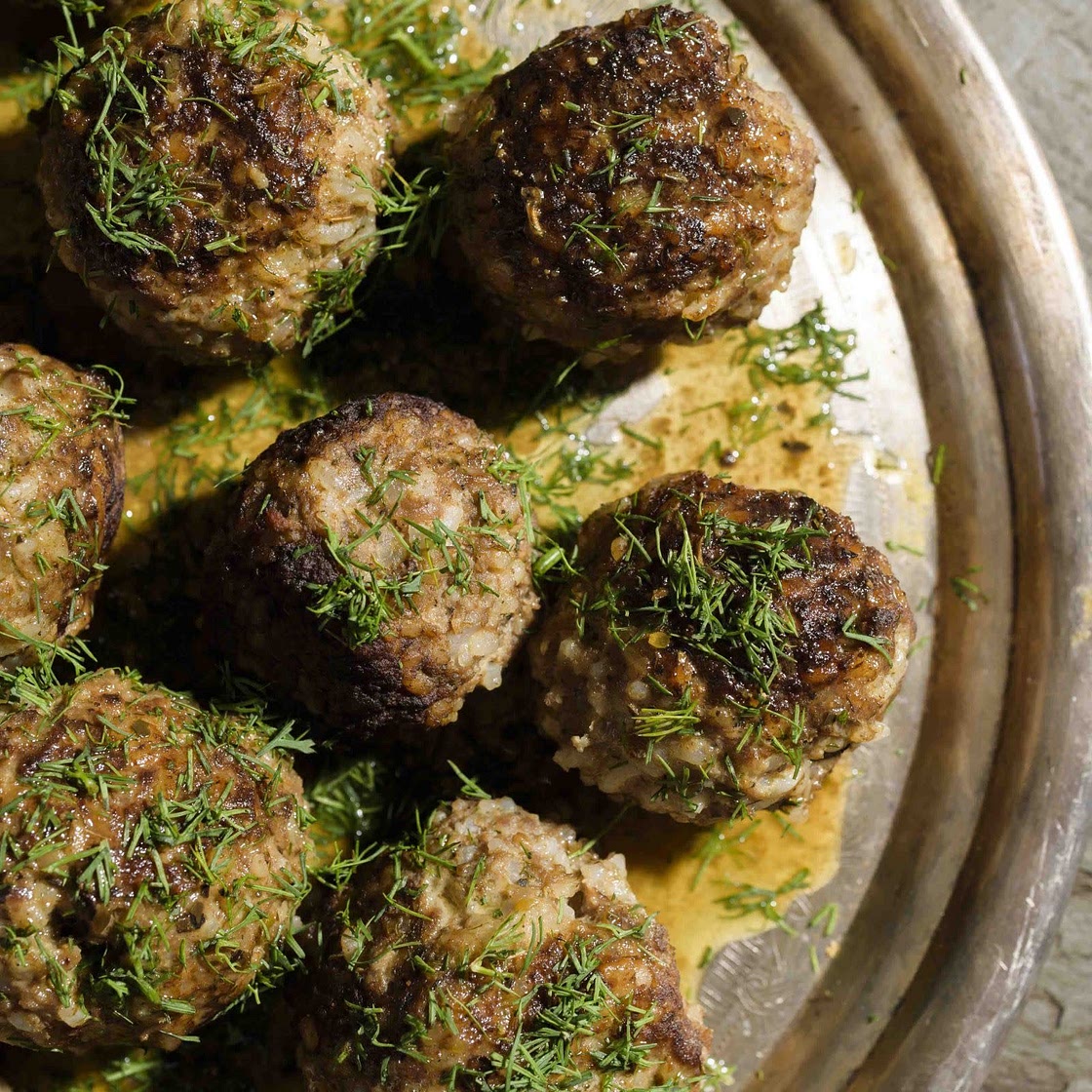 Greek Meatballs in Lemon Sauce