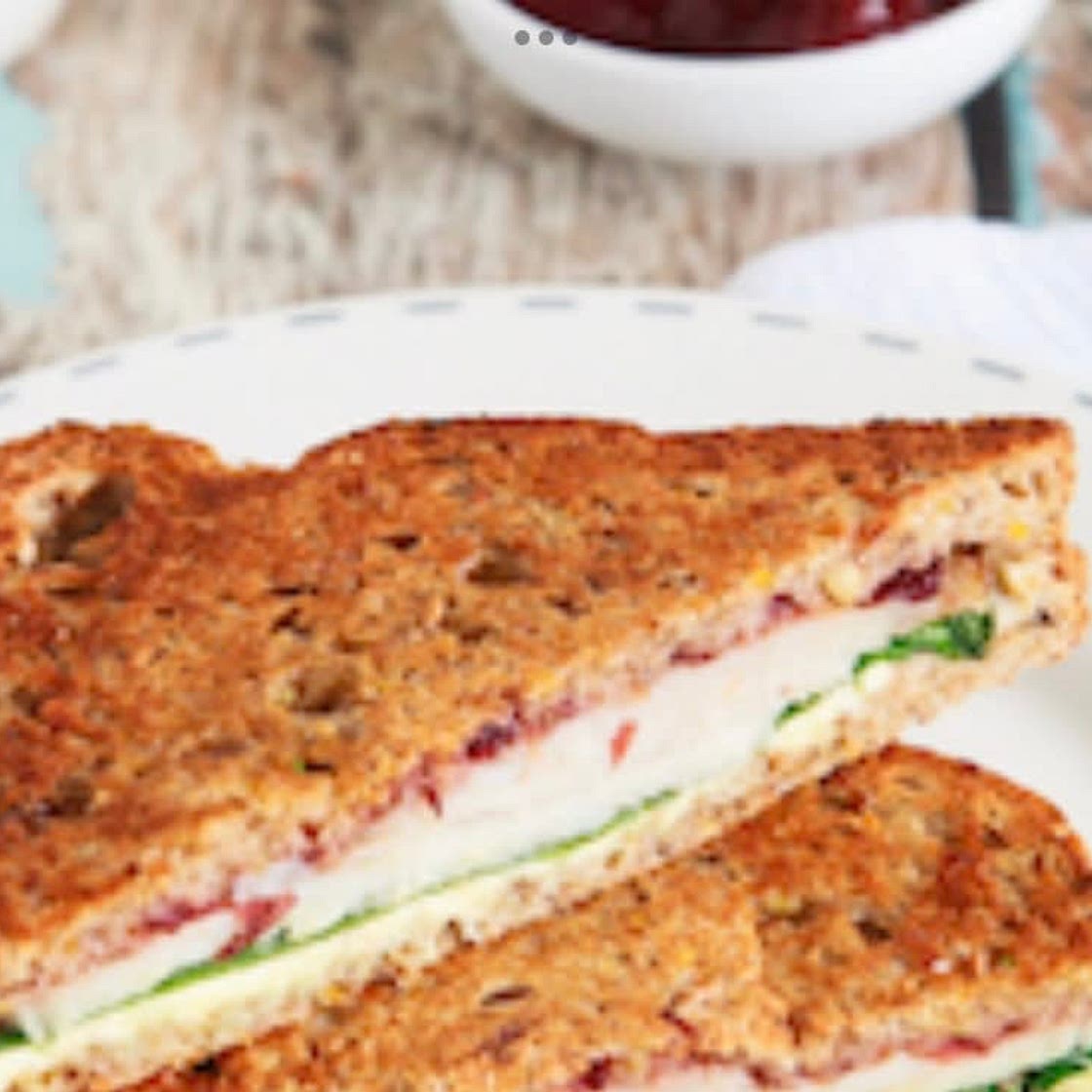 Turkey and Cream Cheese Toastie