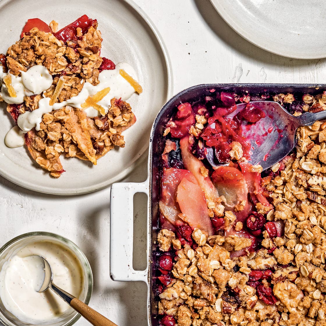 Pear-Cranberry Crisp from Sundays with Sophie
