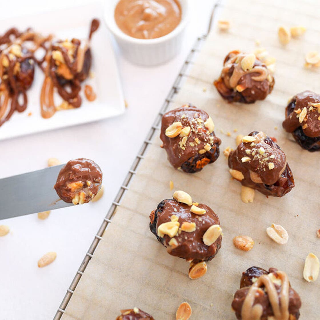 Snickers Fudge Dates