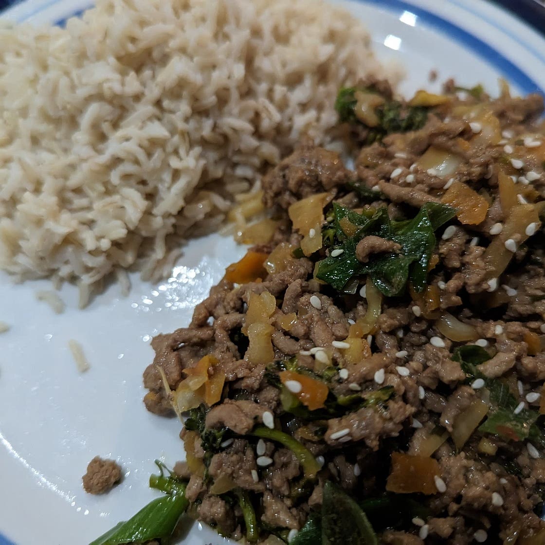 Ground Beef Cabbage Stir Fry
