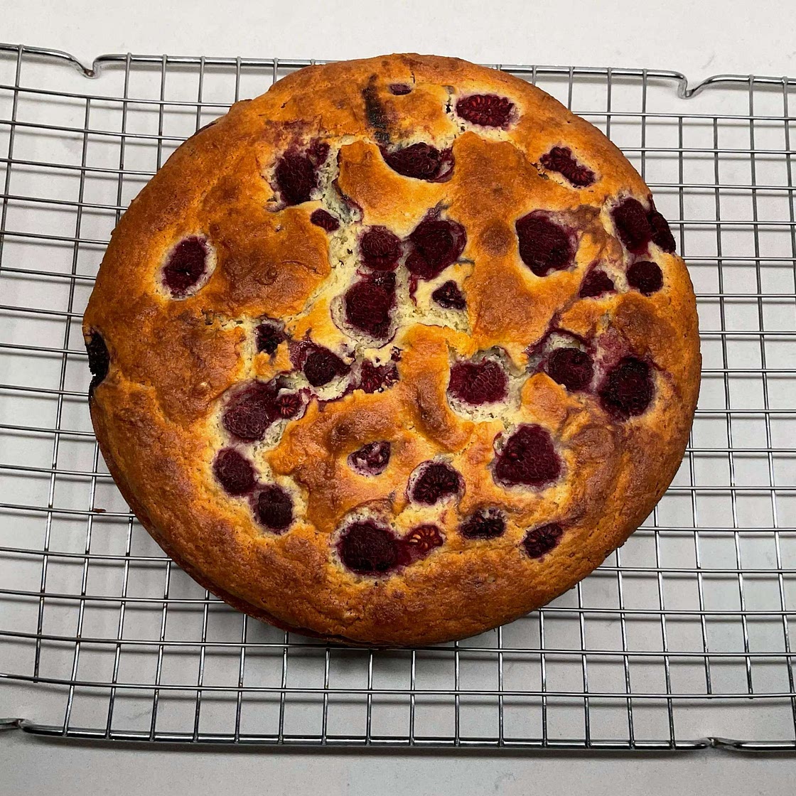 Raspberry-Ricotta Cake