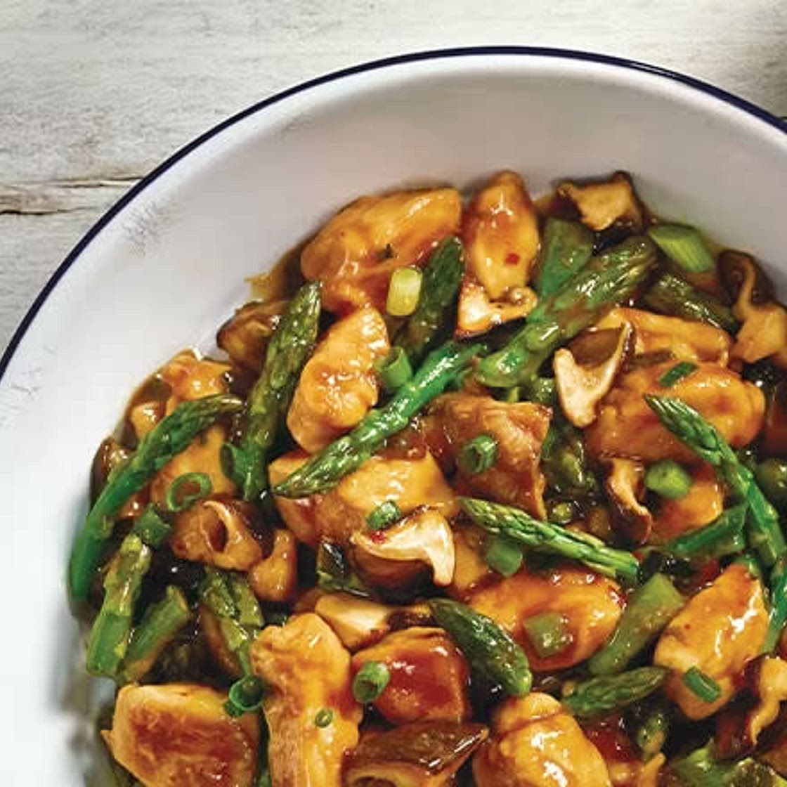 Asparagus Shitake Chicken