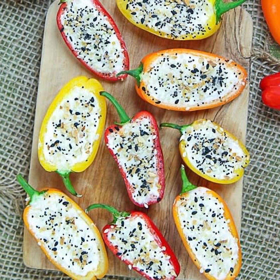 Cream Cheese Stuffed Mini Peppers