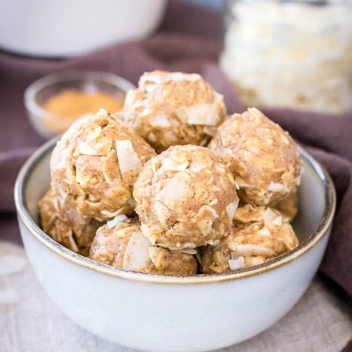 Peanut Butter, Coconut, Oat Balls