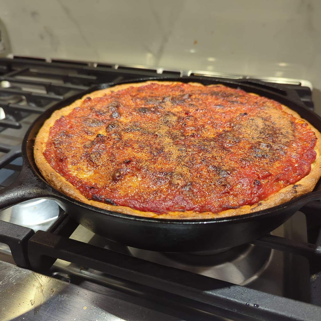 Deep Dish Pizza inspired by Binging With Babish