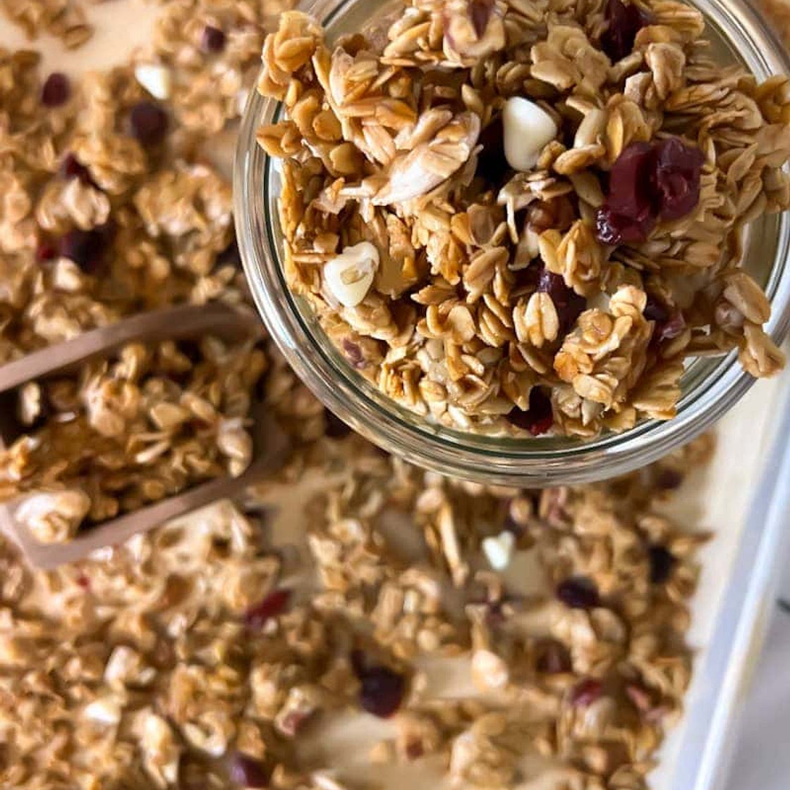 White Chocolate Cranberry Chunky Granola