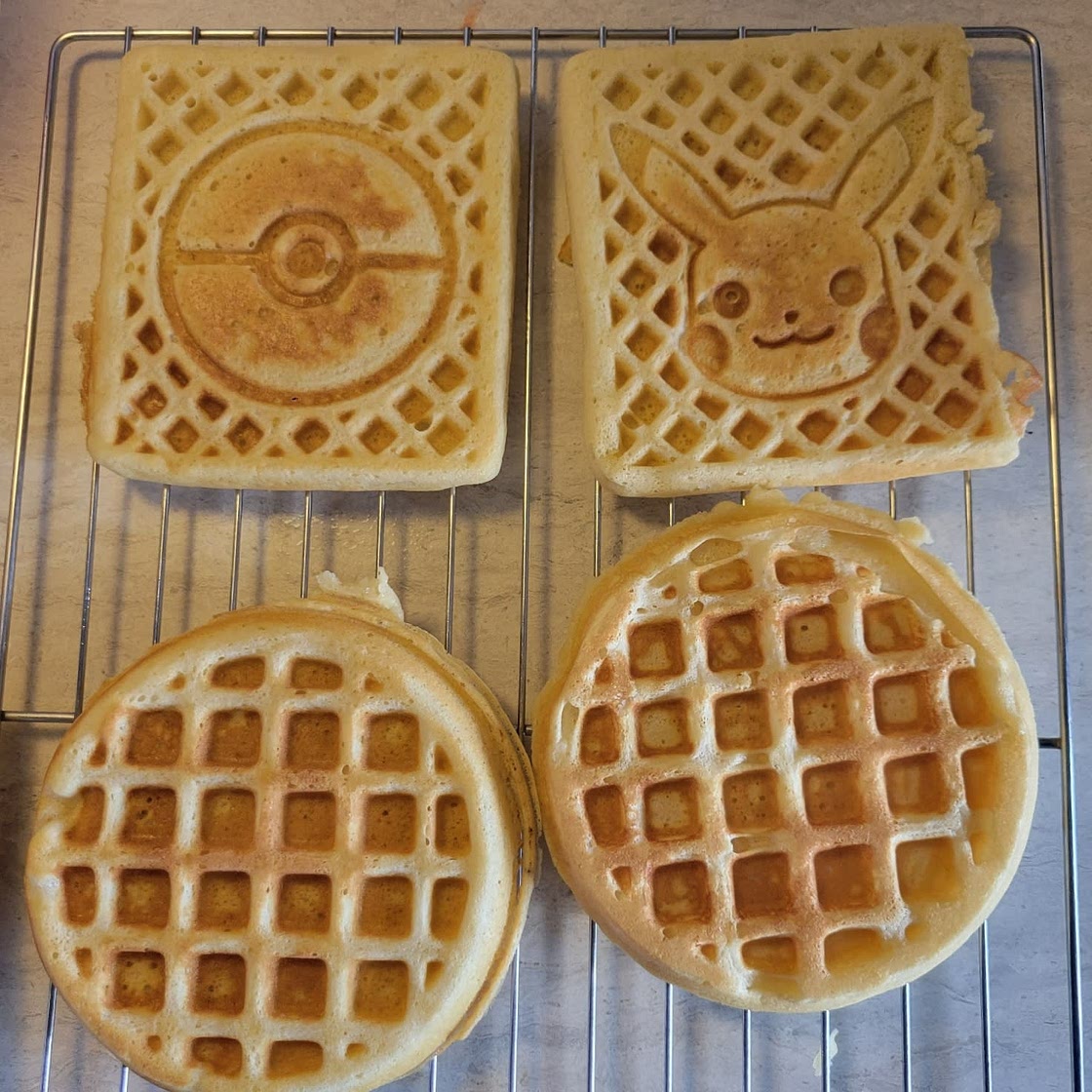 Fluffy and Crisp Buttermilk Waffles