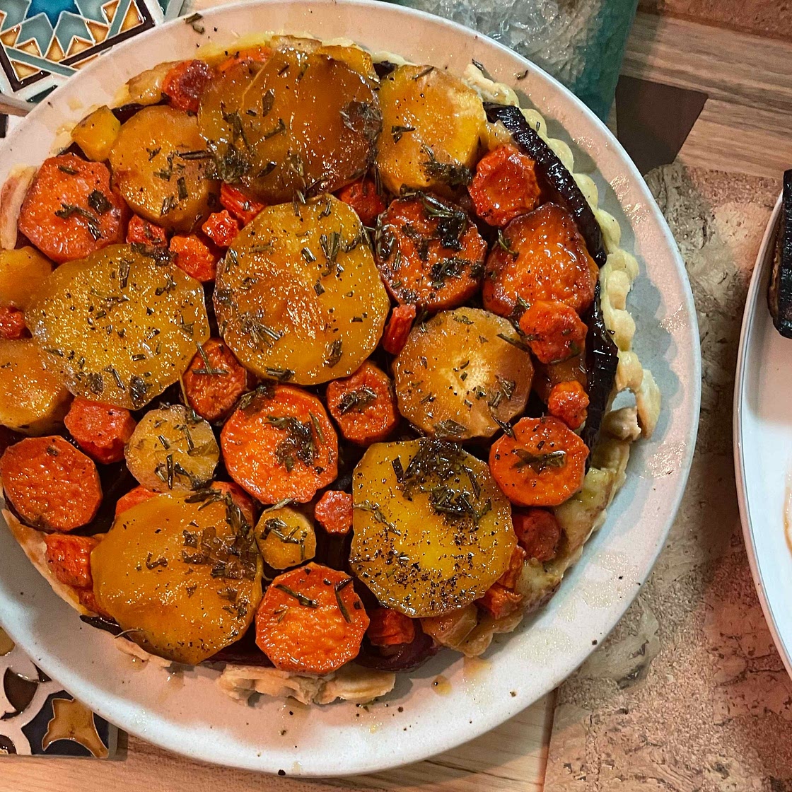 Root Vegetable Tarte Tatin