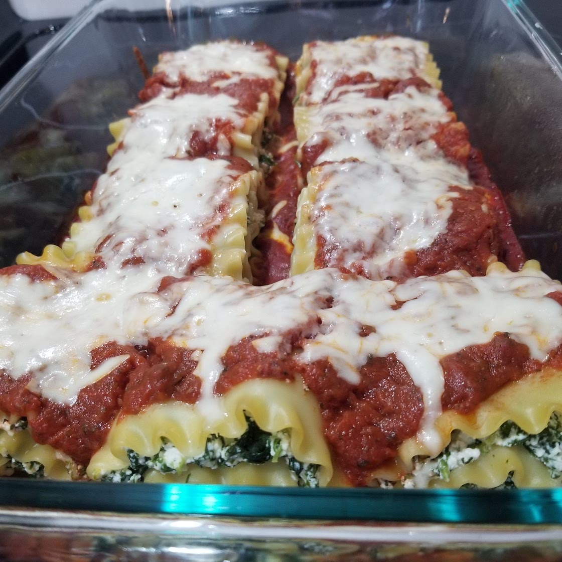 Spinach Lasagna Rolls