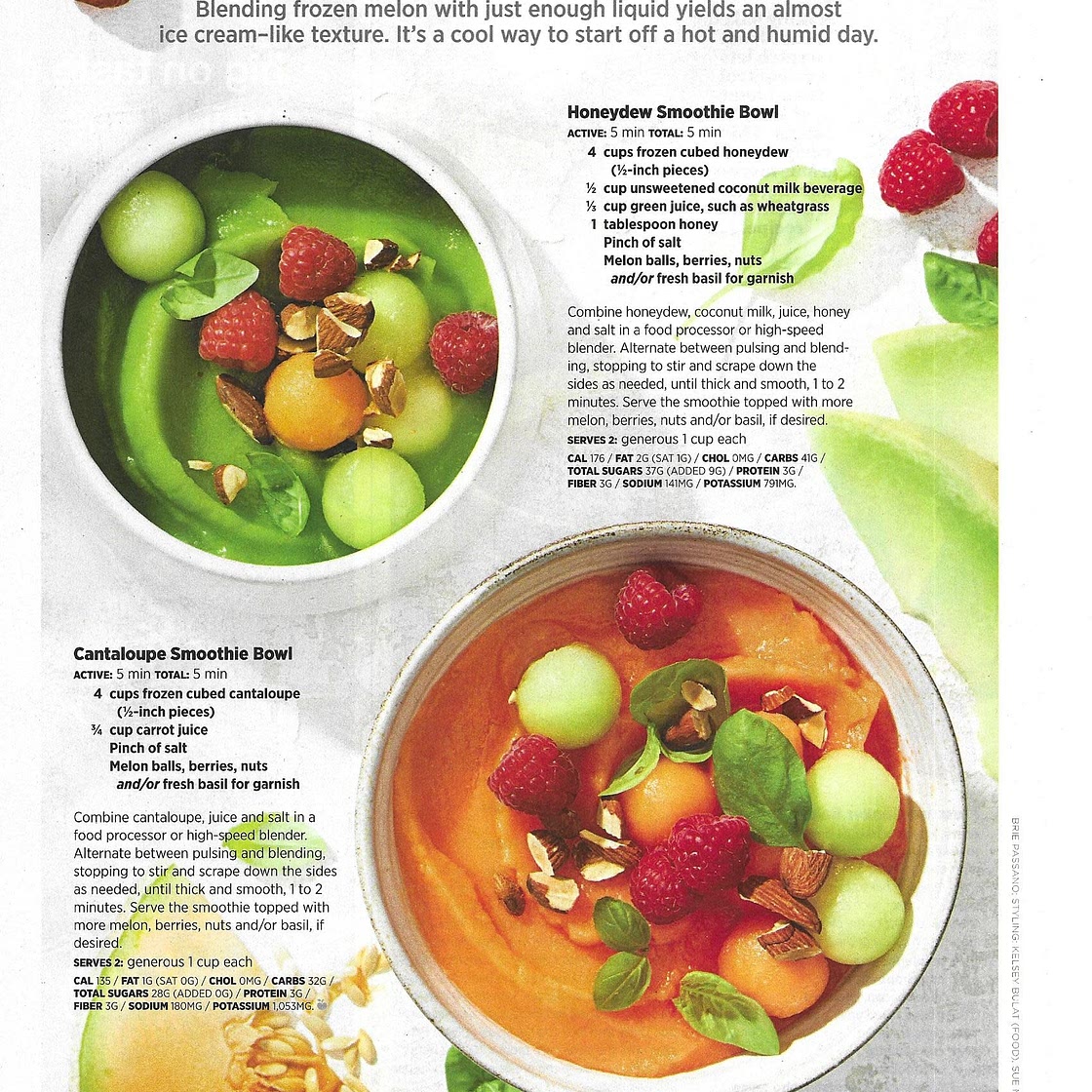 Honeydew Smoothie Bowl