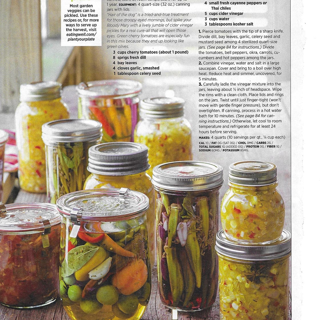 Bloody Mary Garnishes